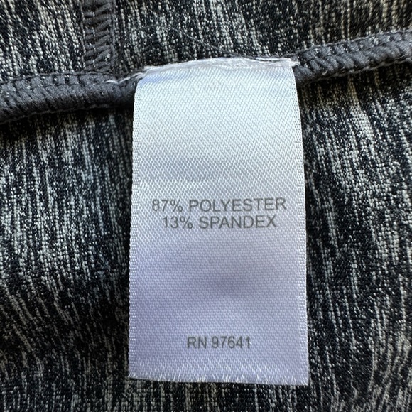 J JILL | NWOT FIT MARLED V-NECK DRESS BLACK & GRAY POCKETS | SMALL - Picture 9 of 13